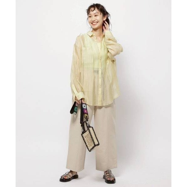 日-露肩綁帶襯杉-1色-細節圖2