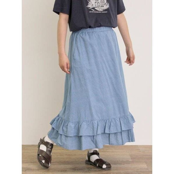 日-小雪點拼接裙-1色-細節圖3