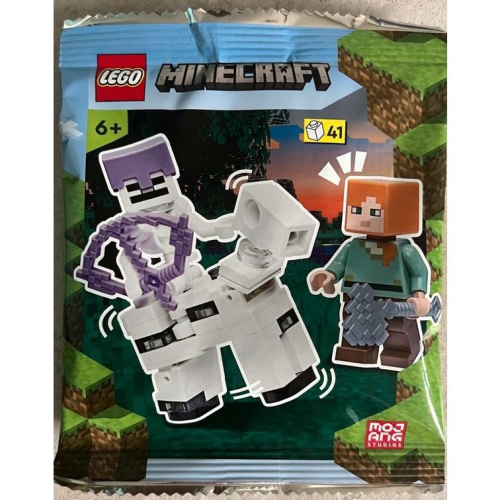 [qkqk] 全新現貨 LEGO 662206 亞歷克斯與骷髏和骷髏馬 Minecraft 麥塊 樂高創世神系列