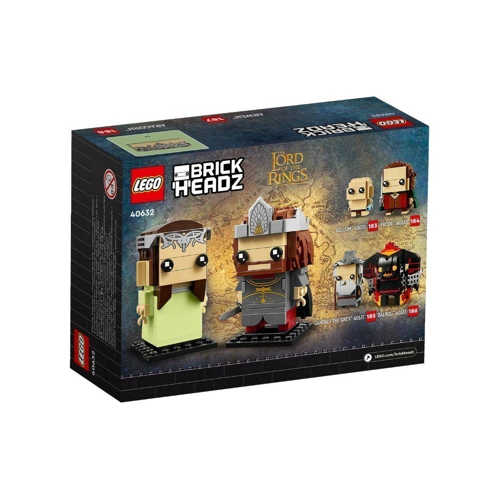 [qkqk] 全新現貨 開發票 LEGO 40631 40632  40630 40751 魔戒 樂高大頭系列-規格圖5