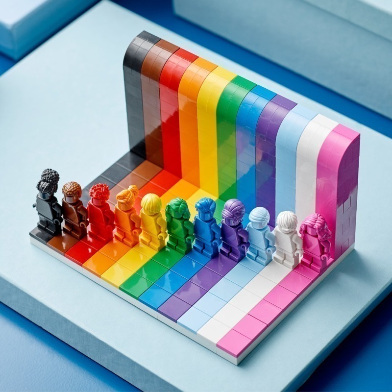 QKQK / 全新現貨 開發票 LEGO 40516 每個人都很棒 樂高直營店限定系列-細節圖4