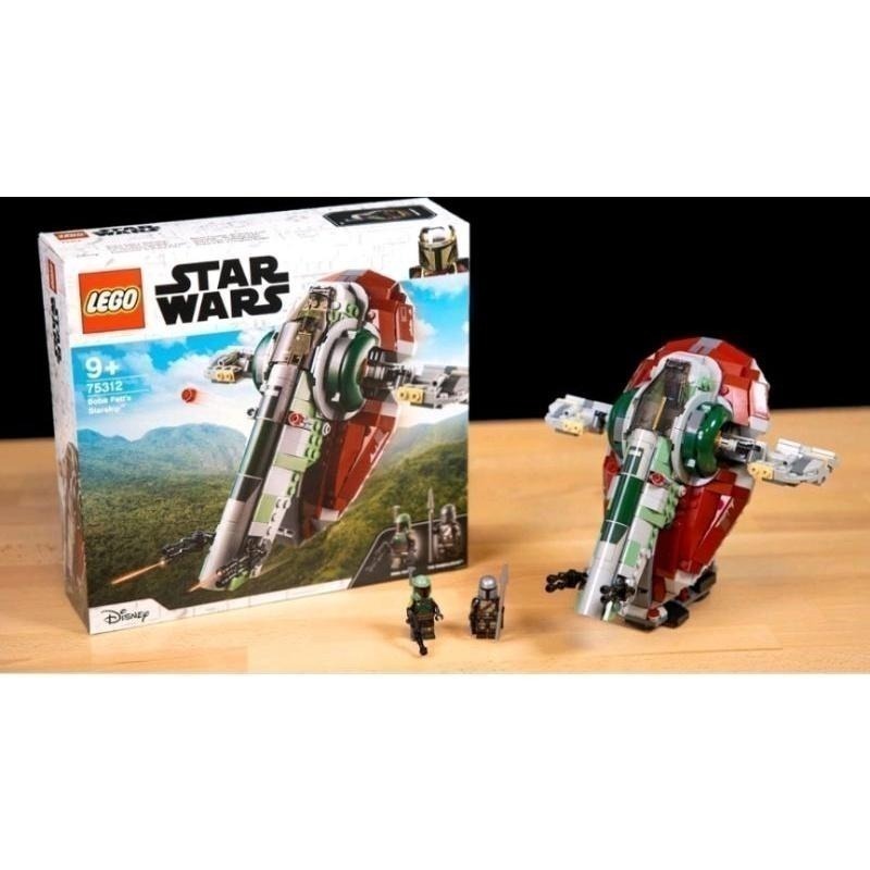 [qkqk] 全新現貨 LEGO 75312 Boba Fett’s Starship 波巴費特 奴隸號 樂高星戰系列-細節圖4