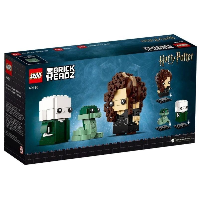 [qkqk] 全新現貨 LEGO 40496 BrickHeadz 佛地魔、納吉尼、貝拉 樂高大頭系列-細節圖2