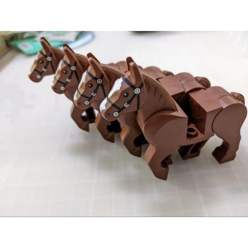 [qkqk] 全新現貨 LEGO 10775 21325 10305 10352c01pb01 棕馬 樂高動物系列-細節圖3