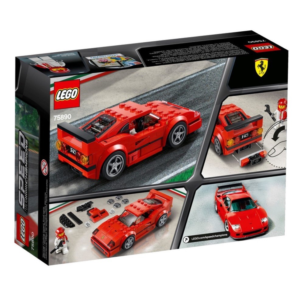 [qkqk] 全新現貨 LEGO 75890 法拉利 Ferrari F40 Competizione 樂高速度冠軍系列-細節圖3