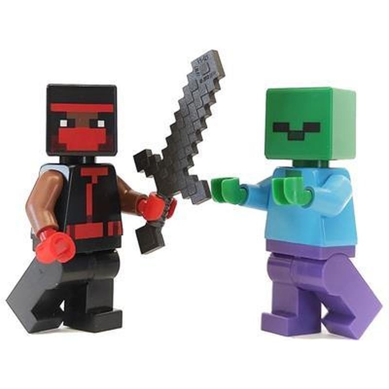 [qkqk] 全新現貨 LEGO 662304 忍者、殭屍和 TNT 發射器紙袋 麥塊 樂高Minecraft系列-細節圖2