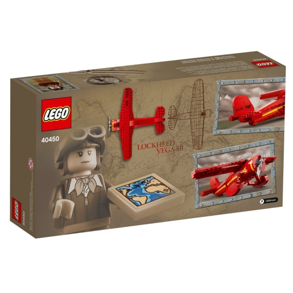 [qkqk] 全新現貨 開發票 LEGO 40450 愛蜜莉亞·艾爾哈特 飛機 樂高滿額禮系列-細節圖2