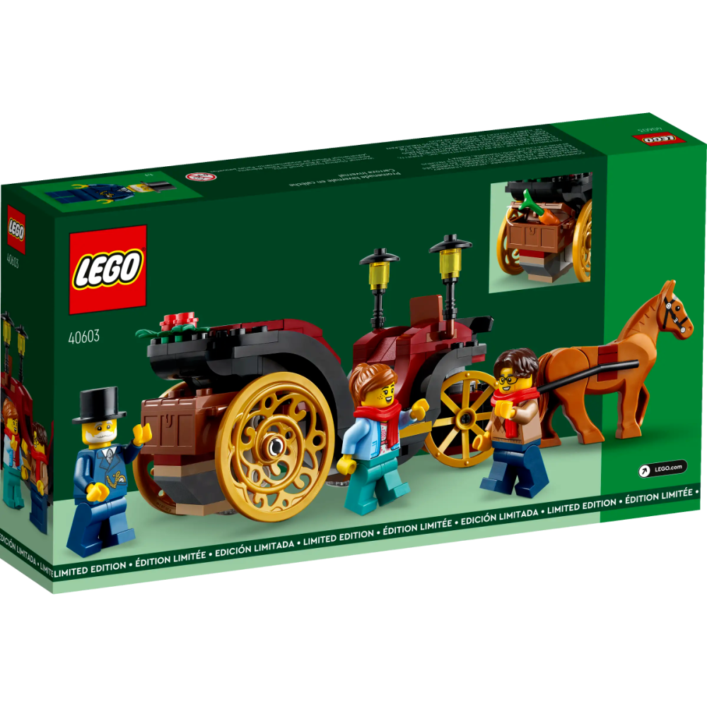 [qkqk] 全新現貨 LEGO 40603 「冬季馬車」樂高滿額贈系列-細節圖3