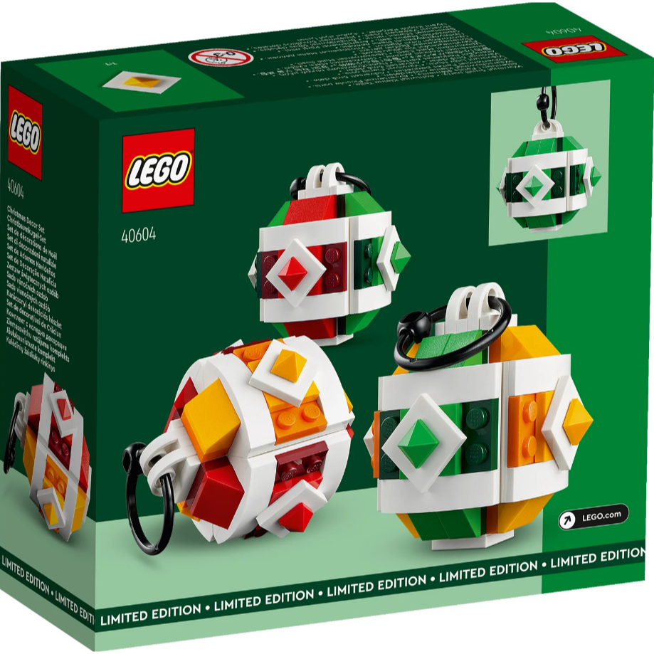 [qkqk] 全新現貨 LEGO 40604 「聖誕球裝飾」樂高滿額贈系列-細節圖4