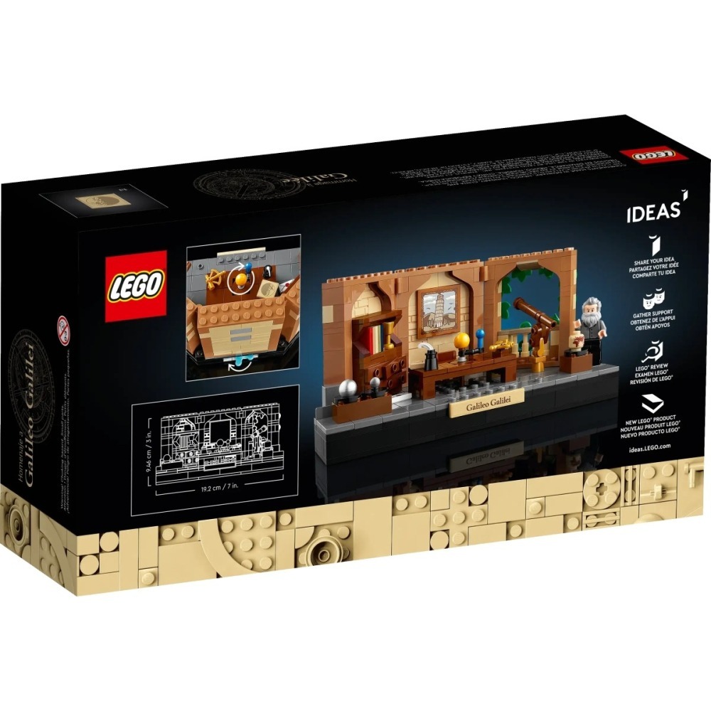 [qkqk] 全新現貨 LEGO 40595 「致敬伽利略·伽利萊」樂高滿額贈系列-細節圖4