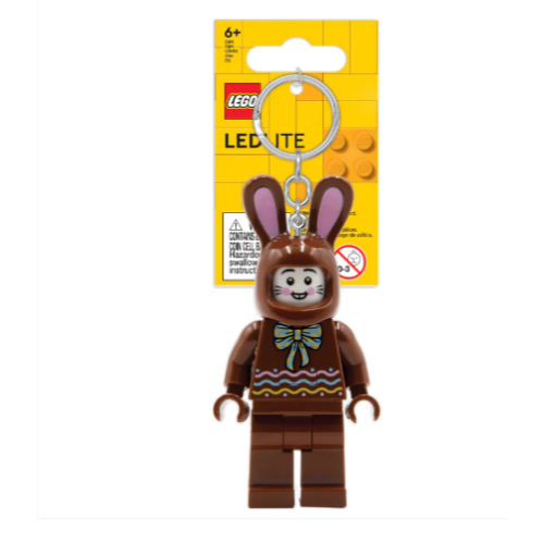 [qkqk] 全新現貨 LEGO 巧克力兔 LED 發光鑰匙圈 送禮禮物 樂高鑰匙圈系列