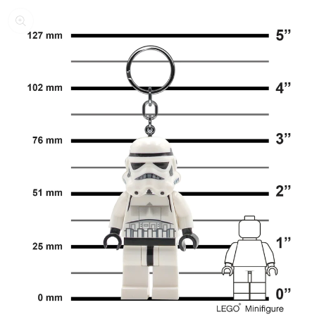 QKQK / 全新現貨 LEGO 風暴兵 白兵 LED 發光鑰匙圈 送禮禮物 樂高鑰匙圈系列-細節圖5