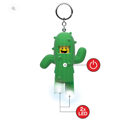 [qkqk] 全新現貨 LEGO 仙人掌 LED 發光鑰匙圈 送禮禮物 樂高鑰匙圈系列-細節圖6