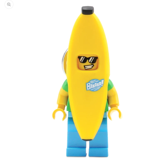 QKQK / 全新現貨 LEGO 香蕉人 LED發光鑰匙圈 送禮禮物 樂高鑰匙圈系列-細節圖3