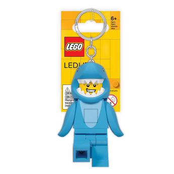 [qkqk] 全新現貨 LEGO 鯊魚人 LED 發光鑰匙圈 送禮禮物 樂高鑰匙圈系列