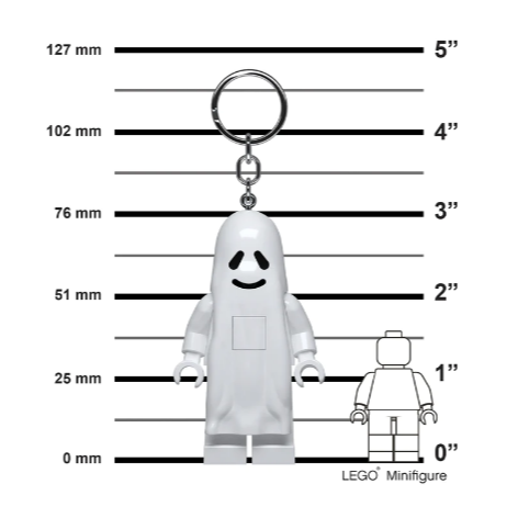 [qkqk] 全新現貨 LEGO 幽靈 LED 發光鑰匙圈 送禮禮物 樂高鑰匙圈系列-細節圖5