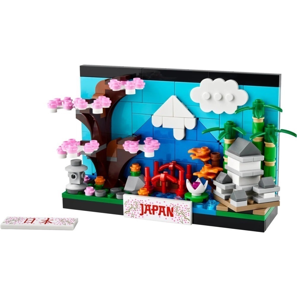 [qkqk] 全新現貨 LEGO 開發票 40713 日本明信片 樂高明信片系列-細節圖3
