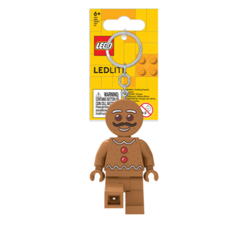 [qkqk] 全新現貨 LEGO 薑餅人 LED 發光鑰匙圈 送禮禮物 樂高鑰匙圈系列