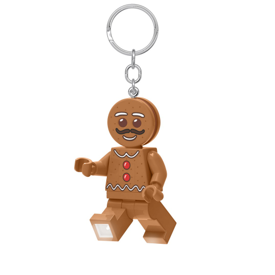 QKQK / 全新現貨 LEGO 薑餅人 LED 發光鑰匙圈 送禮禮物 樂高鑰匙圈系列-細節圖2