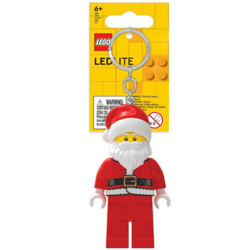 [qkqk] 全新現貨 LEGO 聖誕老公公 LED 發光鑰匙圈 送禮禮物 樂高鑰匙圈系列