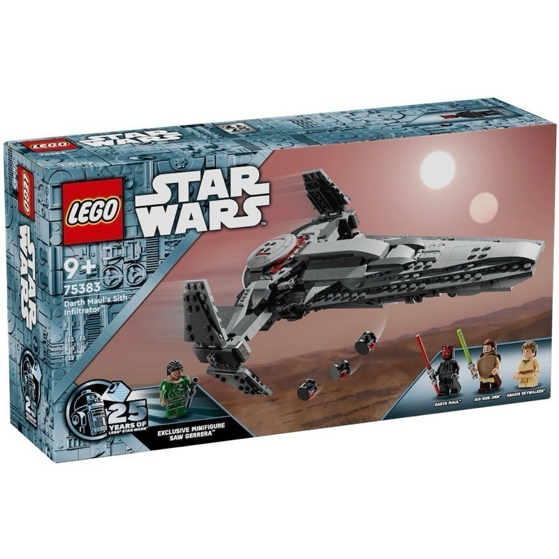 [qkqk] 全新現貨 LEGO 75383 達斯·魔的西斯滲透者 樂高星戰系列