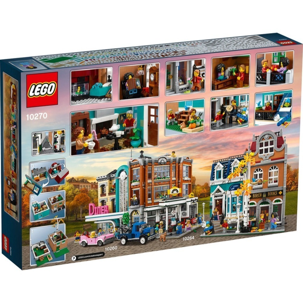 [qkqk] 全新現貨 LEGO 10270 書店 樂高街景系列-細節圖5