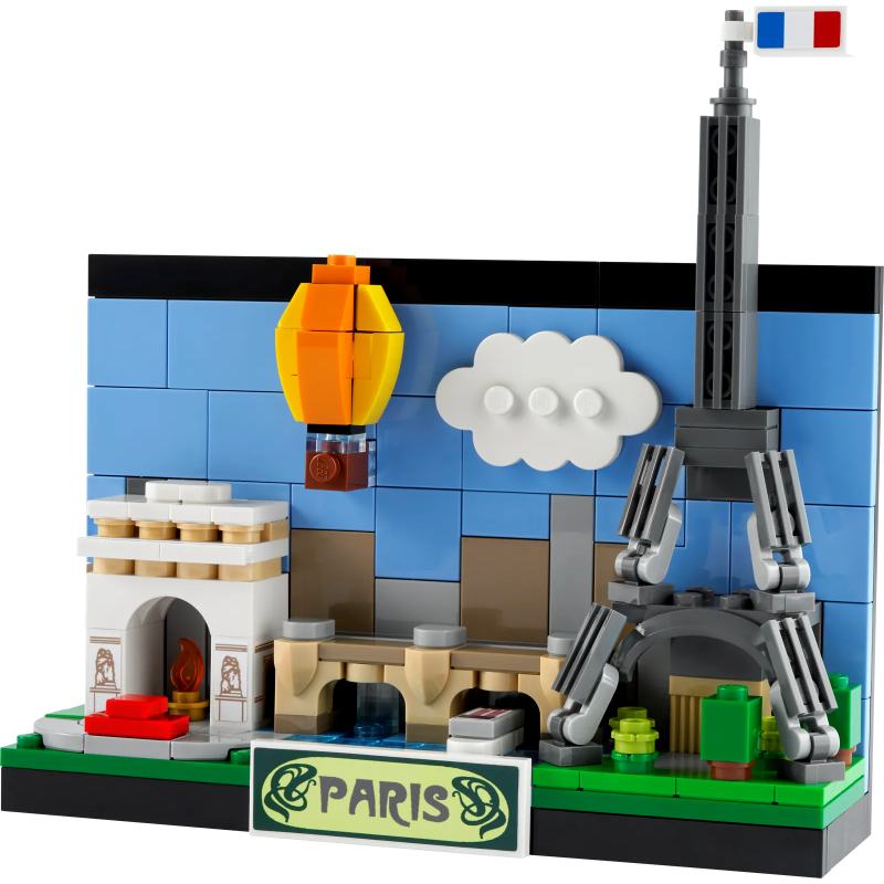 QKQK / 全新現貨 開發票 LEGO 40568 巴黎 樂高明信片系列-細節圖2