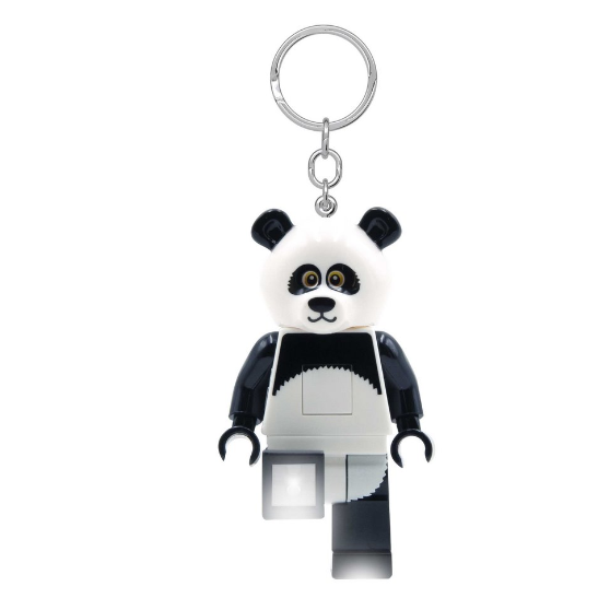 [qkqk] 全新現貨 LEGO 熊貓人 LED發光鑰匙圈 送禮禮物 樂高鑰匙圈系列-細節圖3