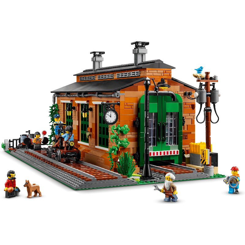 QKQK / 免運 全新現貨 開發票 LEGO 910033 舊火車引擎棚 樂高bricklink系列-細節圖2