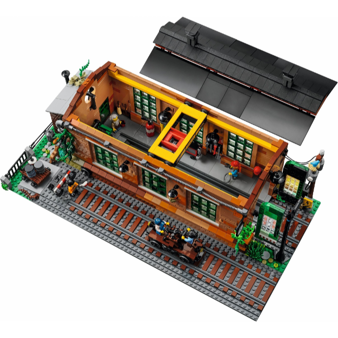 QKQK / 免運 全新現貨 開發票 LEGO 910033 舊火車引擎棚 樂高bricklink系列-細節圖3