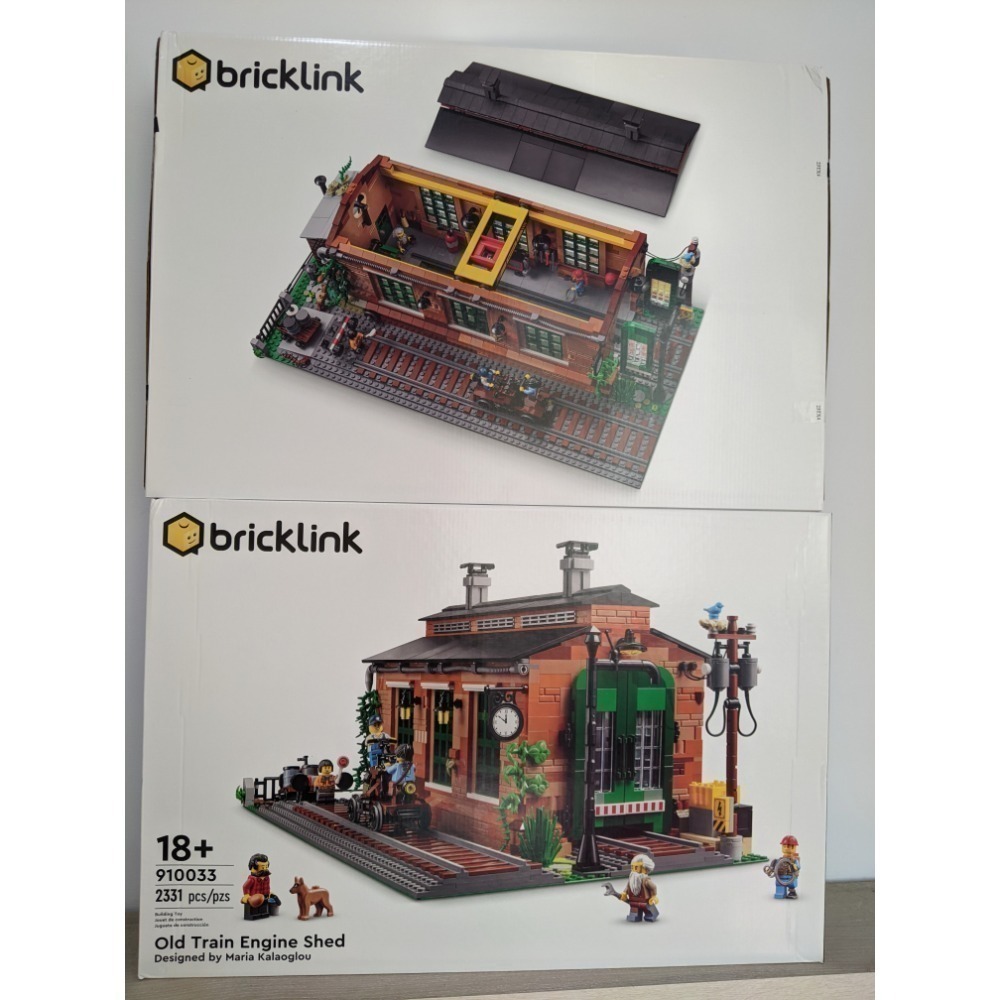 [qkqk] 全新現貨 開發票 LEGO 910033 舊火車引擎棚 樂高bricklink系列-細節圖4