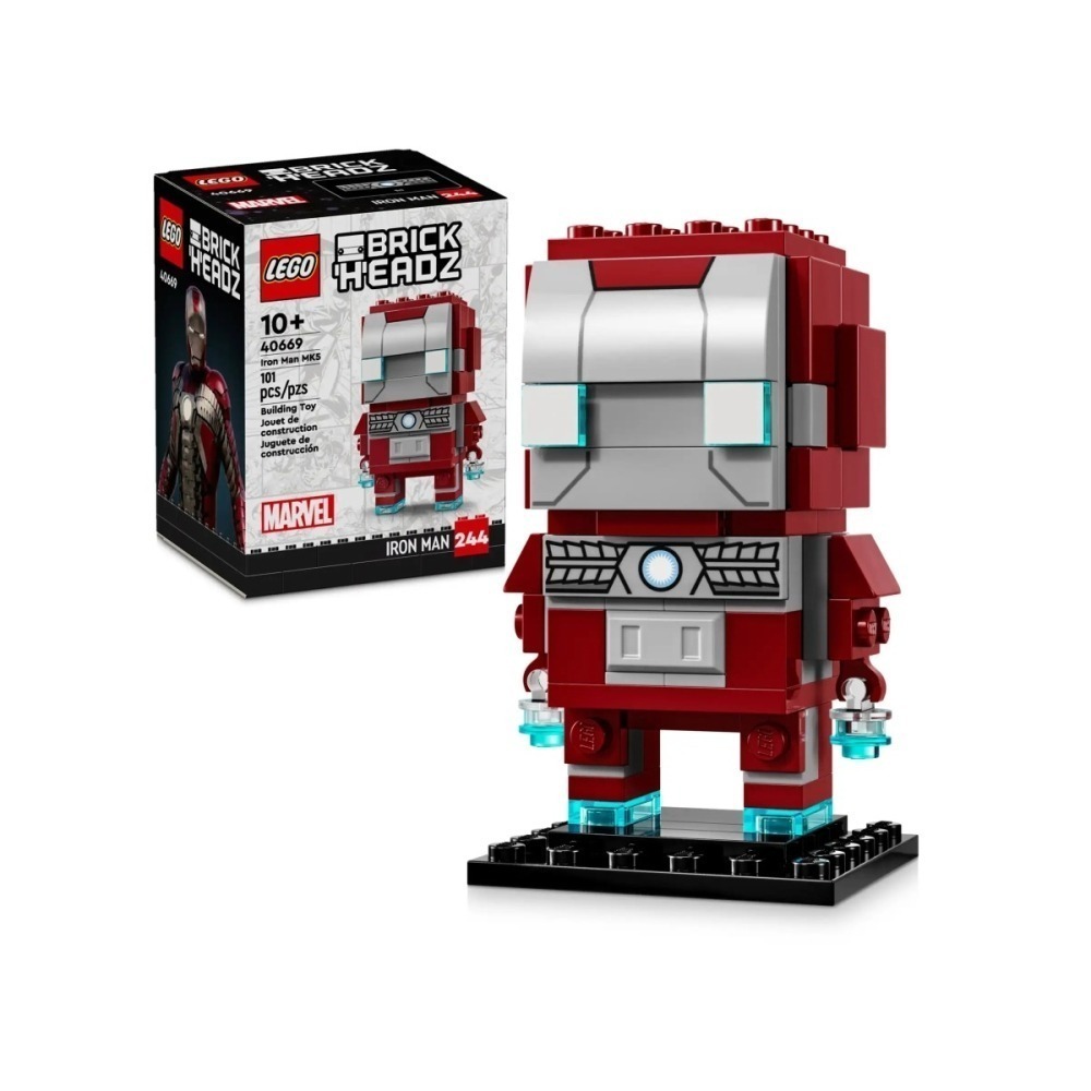 [qkqk] 全新現貨 開發票 LEGO 「40669 鋼鐵人馬克5」（Iron Man MK5） 樂高大頭系列-細節圖4