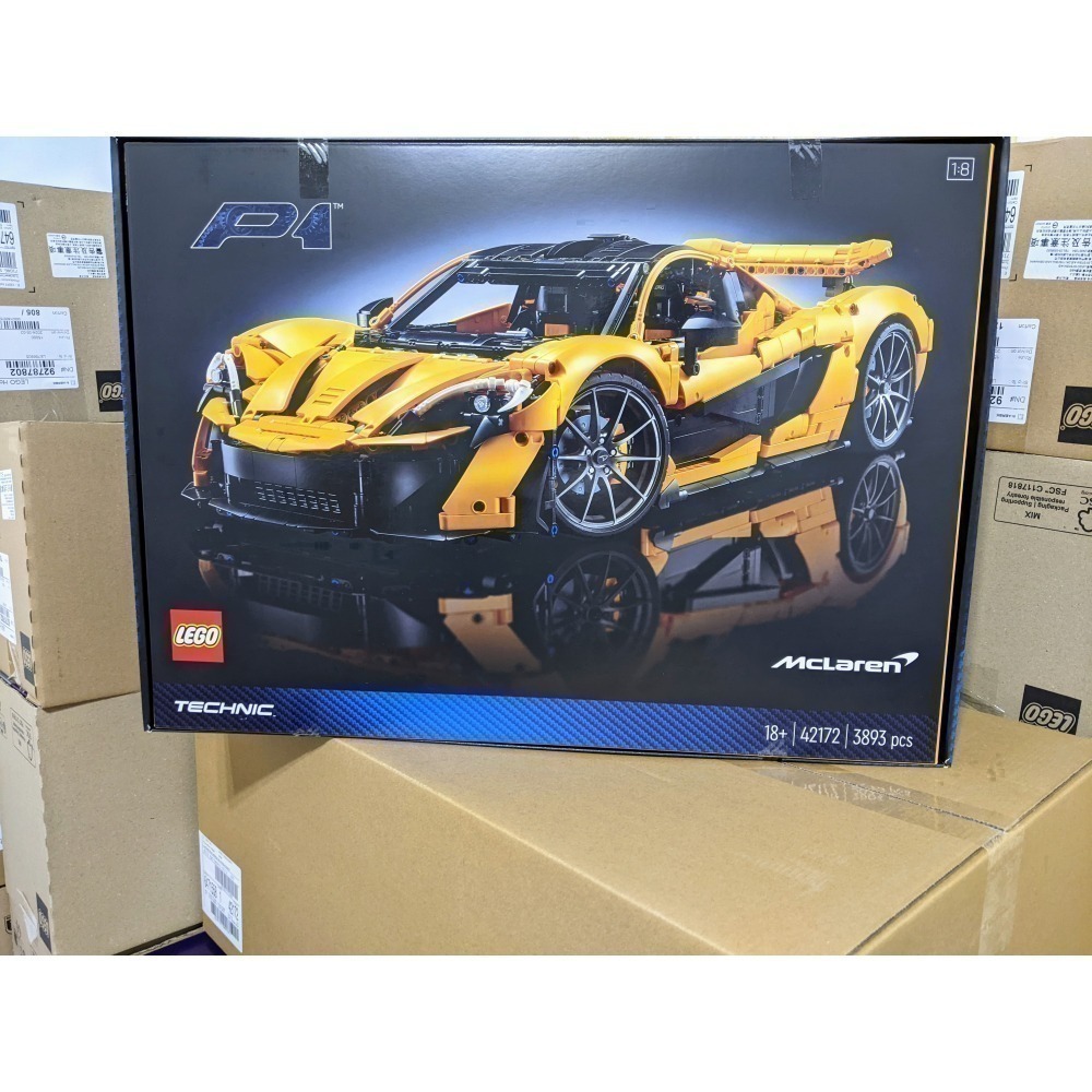 [qkqk] 全新現貨 開發票 LEGO 42172 「麥拉倫 (McLaren) P1」樂高科技系列-細節圖2