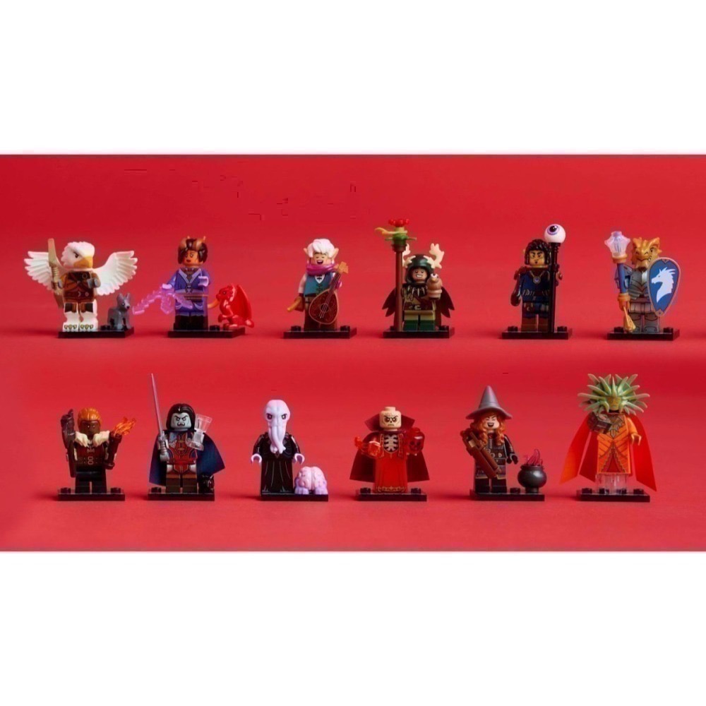 [qkqk] 全新現貨 開發票 LEGO「71047 龍與地下城」一套12隻收齊  樂高抽抽樂系列-細節圖5