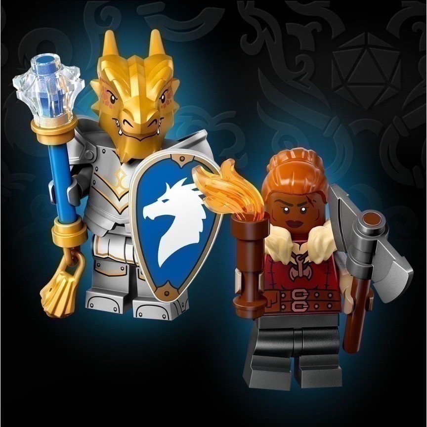 [qkqk] 全新現貨 開發票 LEGO「71047 龍與地下城」一套12隻收齊  樂高抽抽樂系列-細節圖10