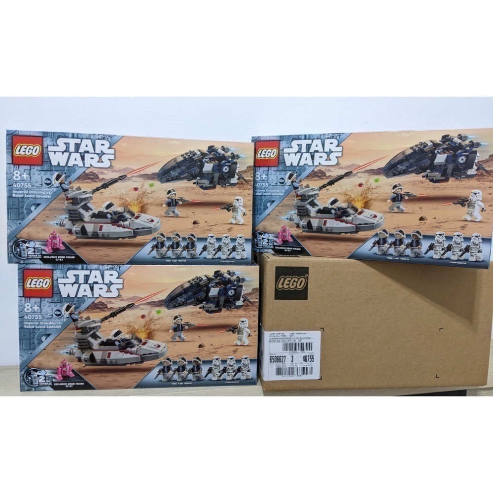 [qkqk] 全新現貨 開發票 LEGO 40755「帝國登陸艇 vs. 反抗軍偵查艇」 樂高星戰系列-細節圖6