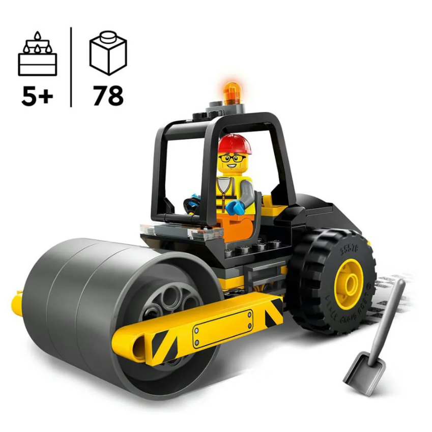 [qkqk] 全新現貨 LEGO 60401 壓路機 樂高城市系列-細節圖3