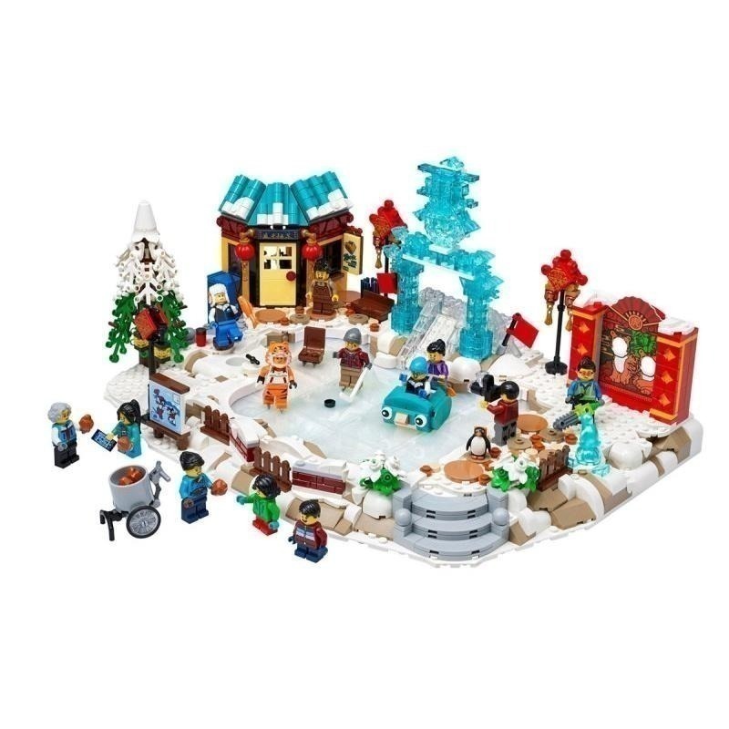 [qkqk] 全新現貨 開發票 LEGO「80109 新春冰上遊」 樂高新春系列-細節圖2