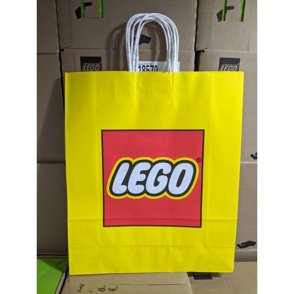 [qkqk] 全新現貨 開發票 LEGO 紙袋 提袋 樂高周邊系列-規格圖1