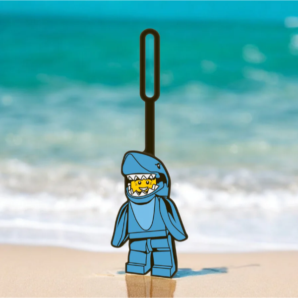 QKQK / 全新現貨 開發票 LEGO 行李吊牌 鯊魚人 (LGL-52540) 樂高周邊系列-細節圖5