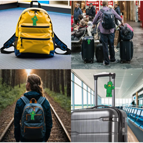 QKQK / 全新現貨 開發票 LEGO 行李吊牌 仙人掌人 (LGL-52851) 樂高周邊系列-細節圖3