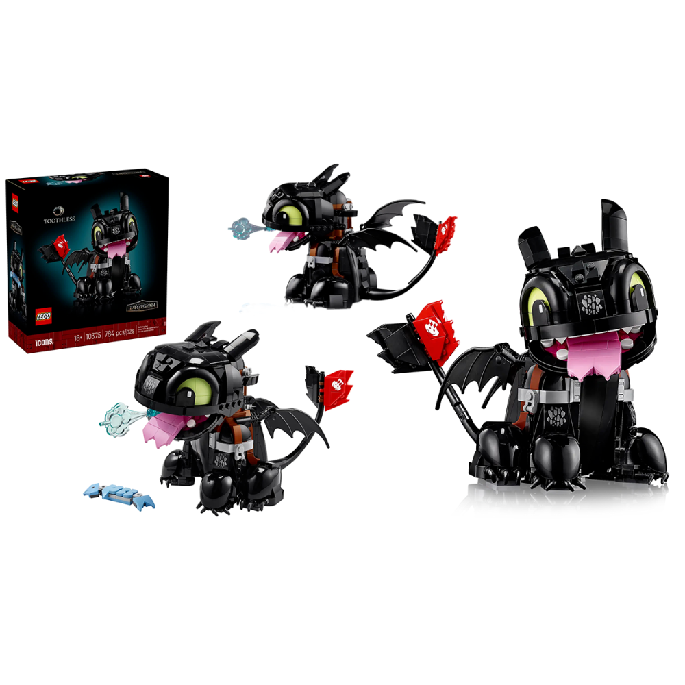 QKQK / 免運 全新現貨 開發票 LEGO 10375 沒牙 樂高馴龍高手系列-細節圖2