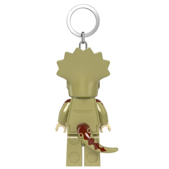 QKQK / 全新現貨 LEGO 三角龍人 LED發光鑰匙圈 手電筒 樂高鑰匙圈系列-細節圖3