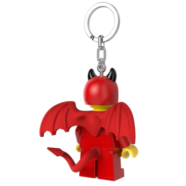 QKQK / 全新現貨 LEGO 小惡魔 LED發光鑰匙圈 手電筒 樂高鑰匙圈系列-細節圖3