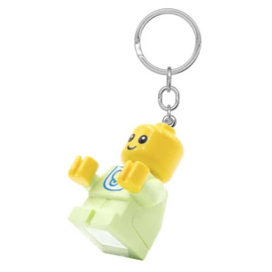 QKQK / 全新現貨 LEGO 樂高寶寶 LED發光鑰匙圈 手電筒 樂高鑰匙圈系列-細節圖3