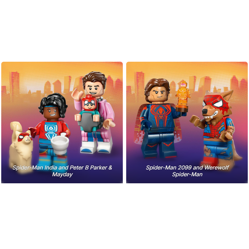 QKQK ❗️速出 外盒未拆 ❗️LEGO 71050 《蜘蛛人：穿越新宇宙》 一套12隻收齊 樂高人偶包系列-細節圖5