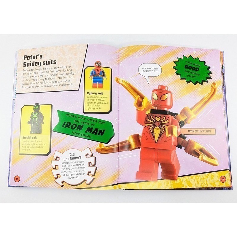 QKQK / 全新現貨 開發票 LEGO 蜘蛛人百科全書 DK 樂高周邊系列-細節圖2