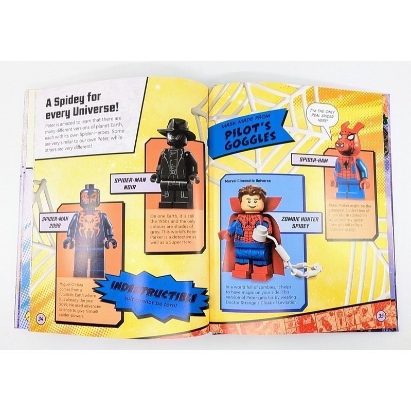 QKQK / 全新現貨 開發票 LEGO 蜘蛛人百科全書 DK 樂高周邊系列-細節圖3