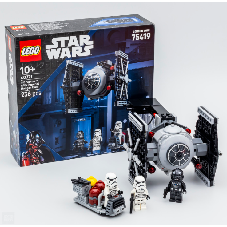 QKQK / 全新現貨 免運 開發票 LEGO 40771  鈦戰機與帝國機庫架 樂高星際大戰系列-細節圖4