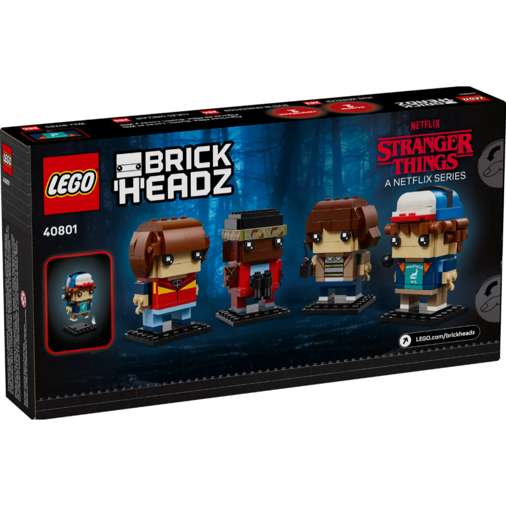 QKQK / 全新現貨 開發票 LEGO 40801 麥克、達斯汀、路卡斯和威爾玩偶 樂高怪奇物語系列-細節圖2